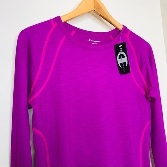 CHAMPION Lingonberry Active Long Sleeve Shirt - Picture 3 of 7